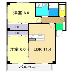 ザジテールの物件間取画像